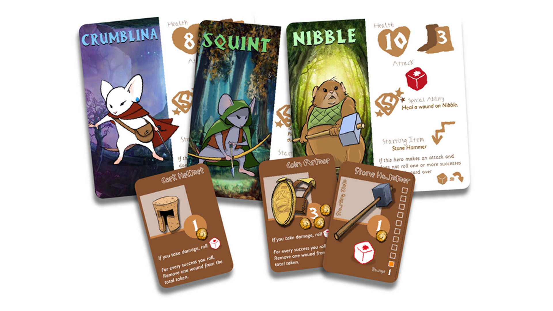 CoraQuest is a dungeoncrawling board game that began life as a